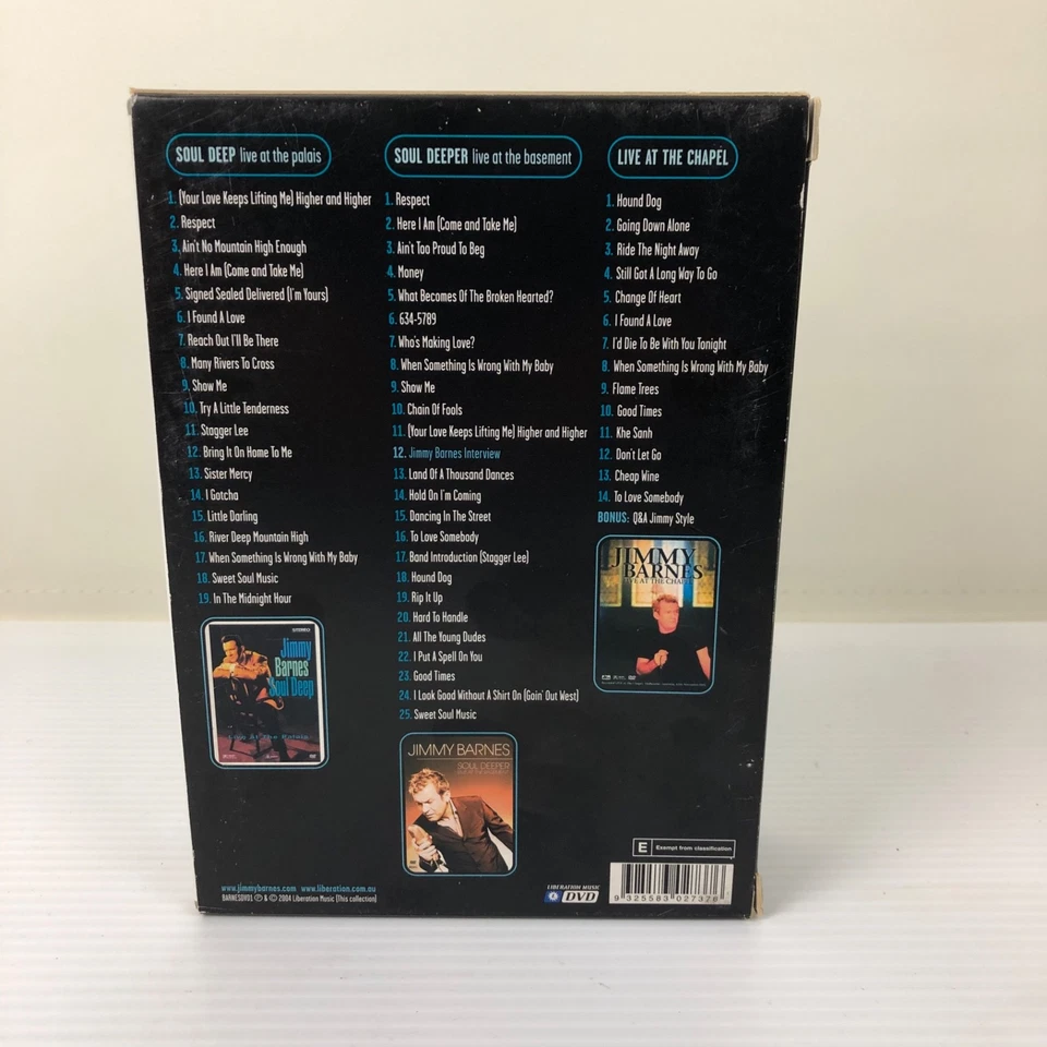 Jimmy Barnes Concert Box- 3 dvd boxset - Image 2 of 4