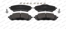 Ferodo FDB4764 brake pad set, disc brake for Citroen, Opel, Peugeot, Vauxhall