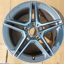1x Alufelge 18 Zoll 8.5" 5x112 49ET Glanz Silber A2054019600 Mercedes-Benz W205