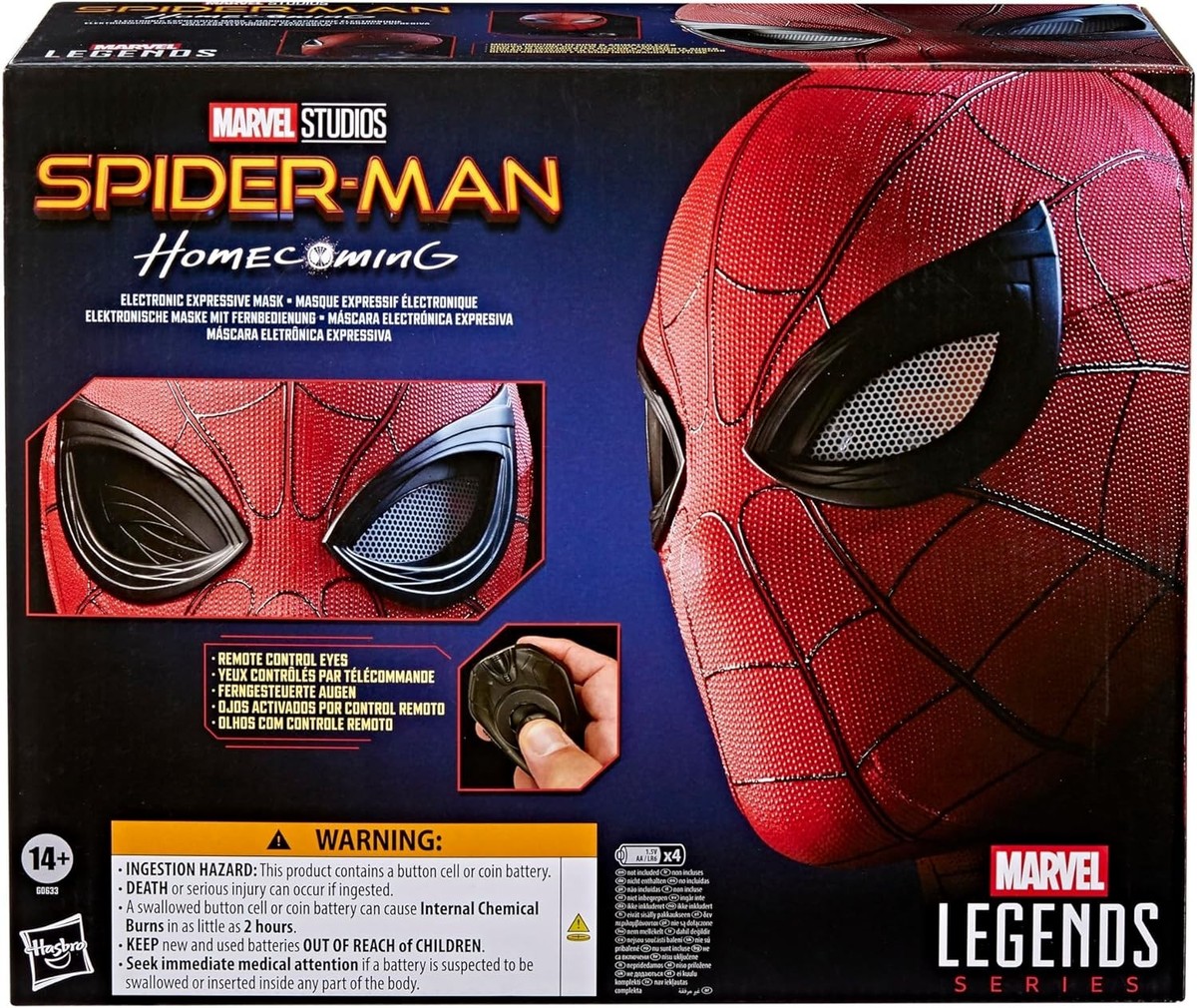 SPIDER-MAN Marvel Legends Series Homecoming Electronic Mask