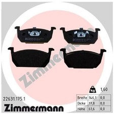 Satz Bremsbeläge Bremsklötze vorne für VW Taigo CS1 | 24145456