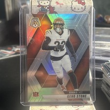 2025 MOSAIC PRIZMS SILVER GENO STONE CINCINNATI BENGALS PRIZM FOOTBALL