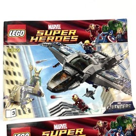 LEGO Marvel Super Heroes 6869 Avengers Instruction Manuals Booklets 2 & 3