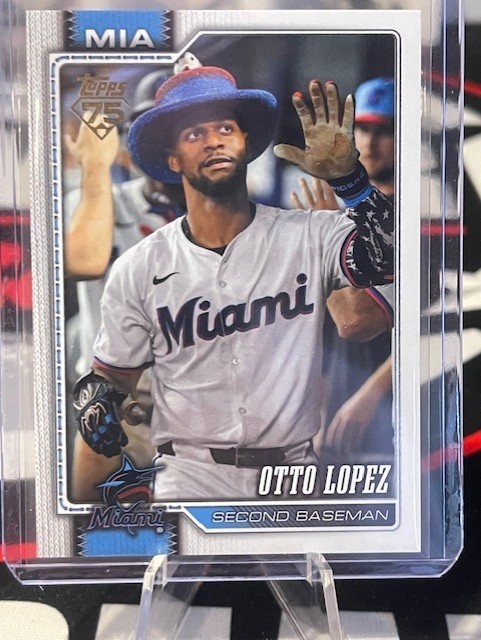 2026 Topps Series One OTTO LOPEZ Golden Mirror Image Variation SSP #194 MIAMI
