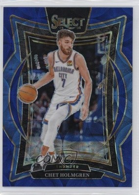 2024-25 Panini Select Concourse Blue Scope Prizm 39/249 Chet Holmgren #1 13dr