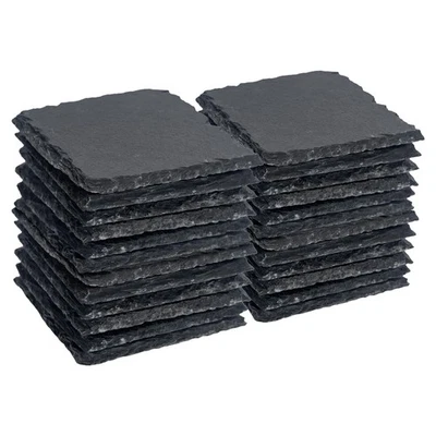 Square Slate Coasters - 10cm - Pack of 24 - Image 1 of 4