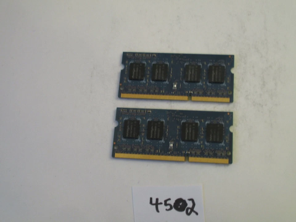 Nanya 2x2Gb=4Gb 1333Mhz PC3-10600 DDR3 SODIMM laptop memory RAM (4502) - Image 2 of 2