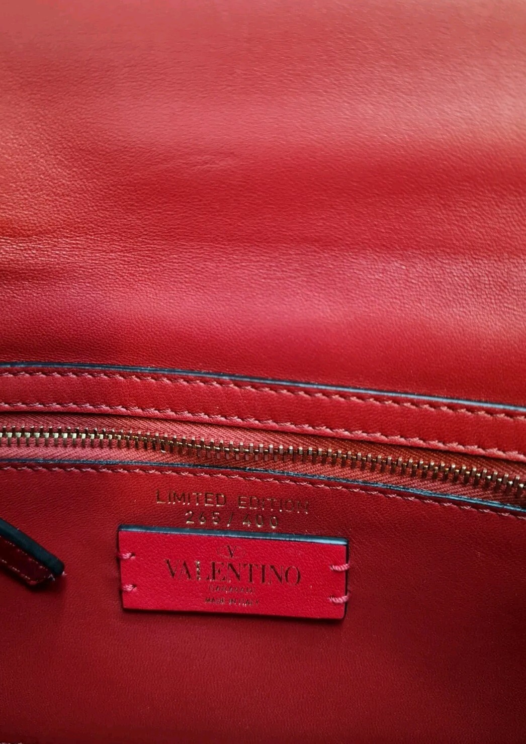 Valentino Dark Red Quilted Nappa Leather Rockstud Spike Shoulder Bag image 5