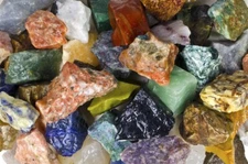 World Stone Mix - Rough Rocks for Tumbling - Wholesale Stone Crystal Mineral