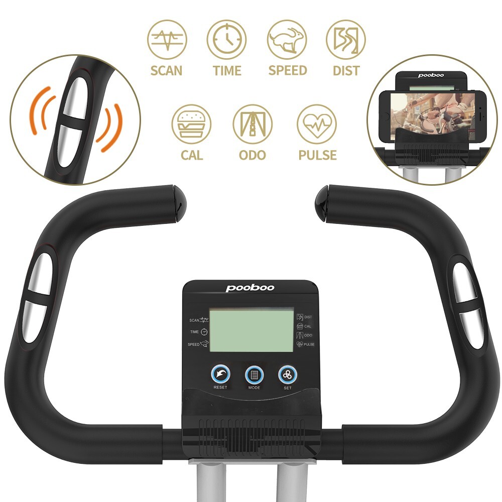 Indoor 3 In 1 Upright Exercise Bike X-bike Stationary Bike Cardio Workout Bike