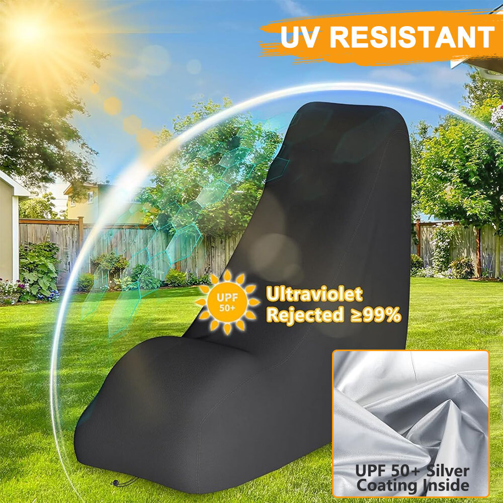 Universal Waterproof Lawn Mower Cover Windproof Push Mowers Dust UV Protector