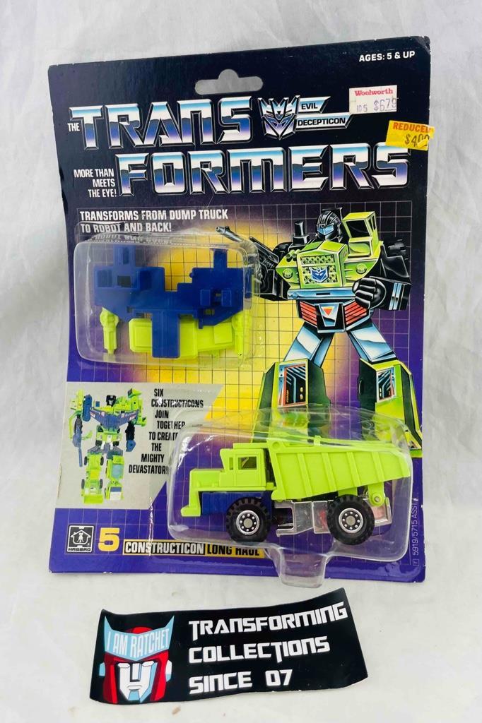 トランスフォーマー 当時物 G1 Transformers Original G1 1985 Constructicon Long Haul