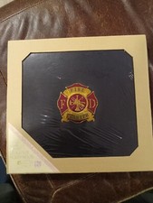 FIRE FIGHTER LEATHER SCRAPBOOK "K COMPANY"GENUINE BONDED LEATHER 2 PCS. LOT