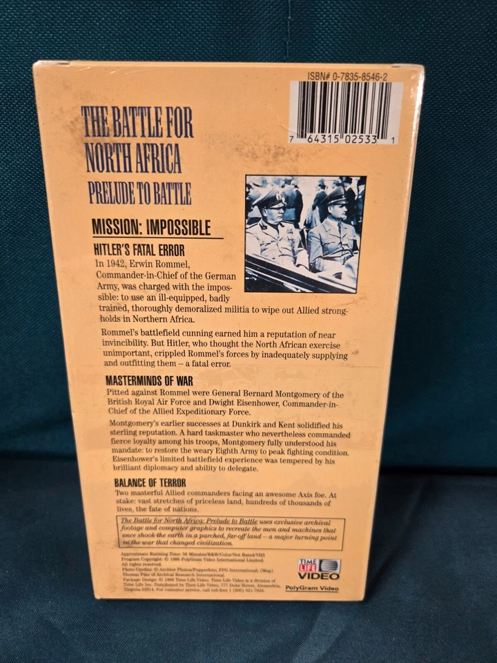 Time Life Video: Battlefield (VHS, 1996) NEW, Sealed - Image 2 of 2