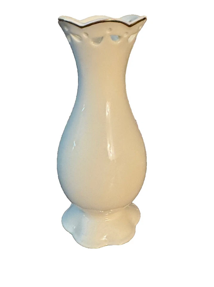 Nuevo en caja Jarrón Thomas Kinkade "Las Luces de la Libertad" Porcelana 2005 Caja Dañada Foto 3 de 4