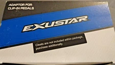 Adaptor for Clip-in pedals - Exustar w/Toe Clips & Straps