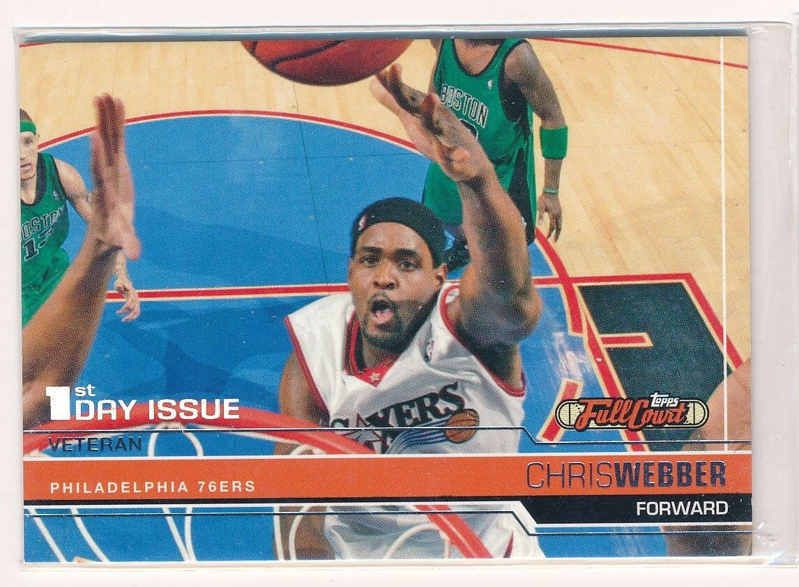 2006-2007 Topps Full Court  Basketball Card #58 Chris Webber /429 1st issue NBA