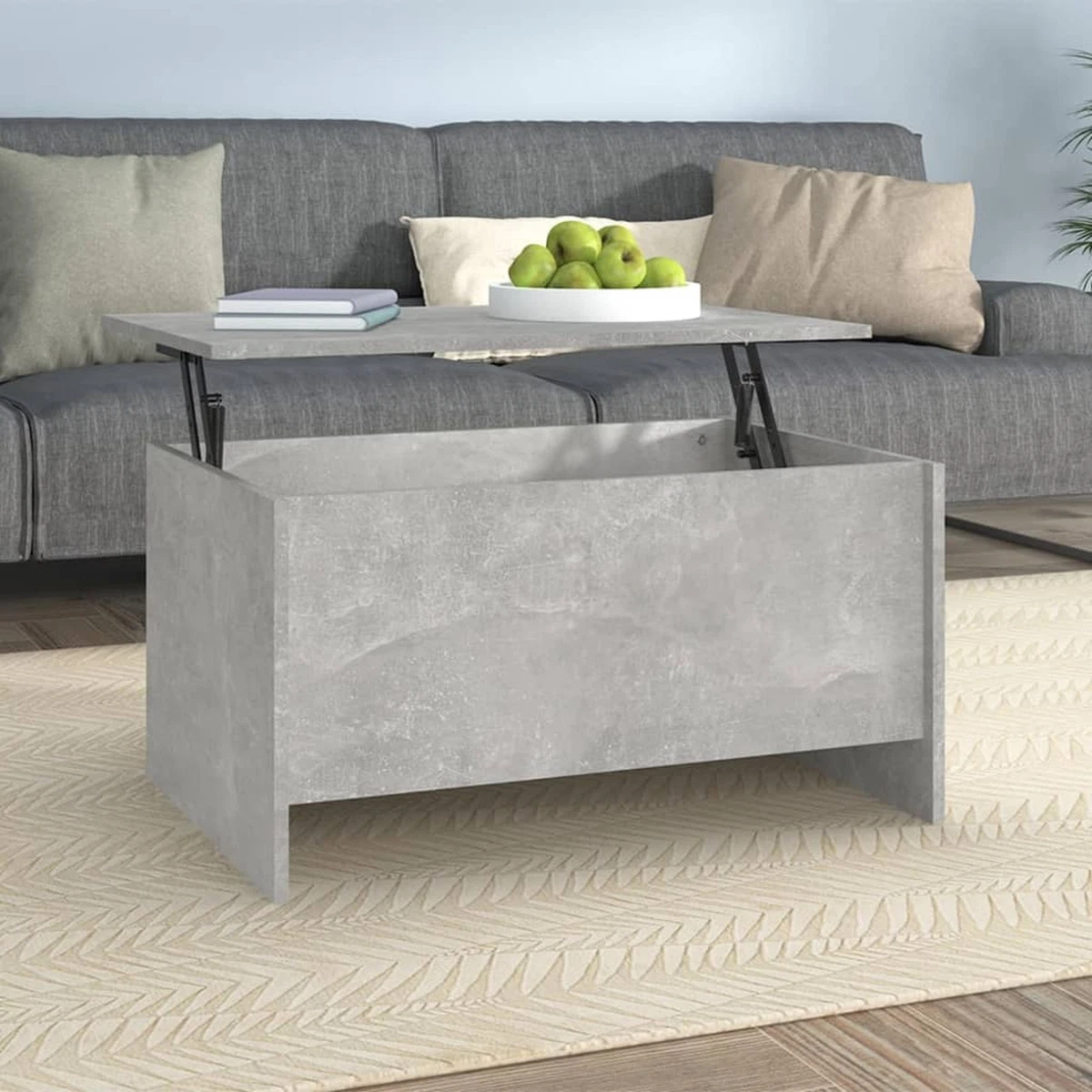 Living spaces 2024 cement coffee table