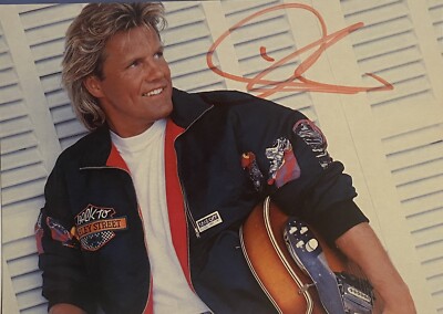 Dieter Bohlen signed Blue System card signature autograph signed