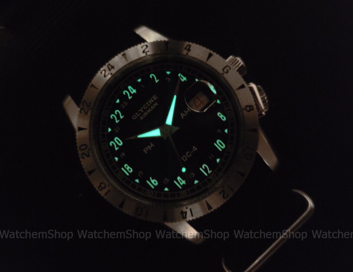 Glycine Airman Dc-4 Automatic Mens Nylon Watch GL0072 for Glycine Airman Dc-4 Automatic Mens Nylon Watch GL0072 for