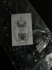 Leather Harness Restraint Products for Women Female Chastity Belt Fetish Wear