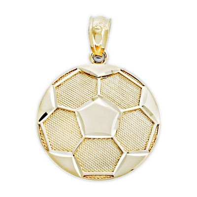 Charm America Solid Gold Football Helmet Charm – 10K Yellow Gold, Detailed Design – For Necklaces, Bracelets & Jewelry