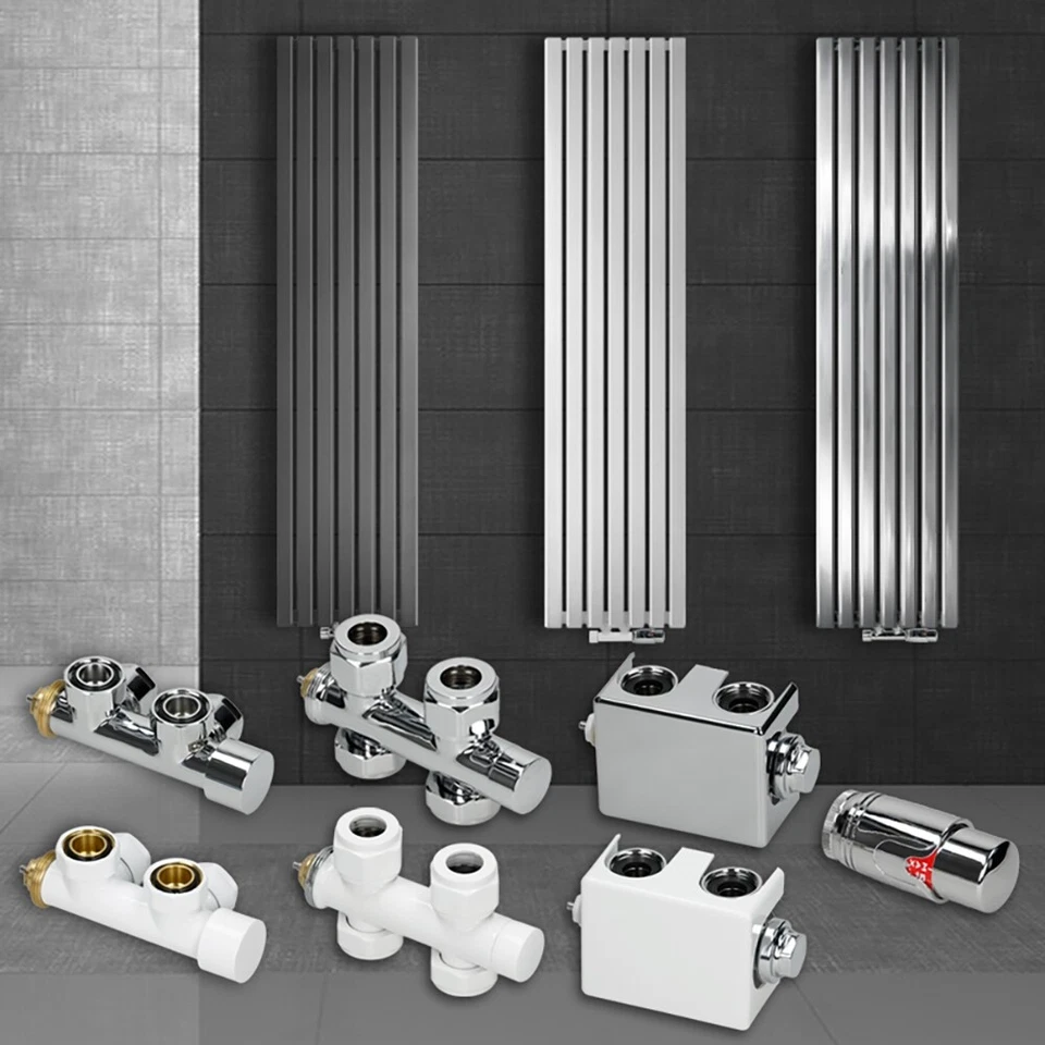 LUXEBATH Radiatori termosifoni caloriferi Stella con set di collegamento diversi colori