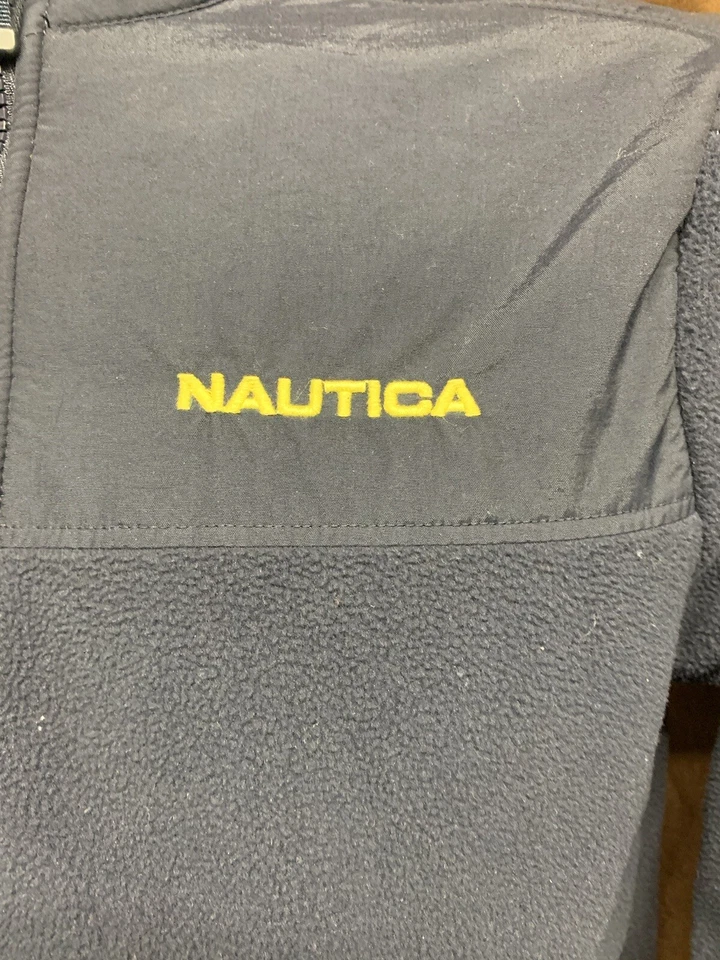 Chaqueta Nautica Azul Marino Cremallera Completa Niños Talla M (10/12) Usada 🔥🔥🔥 Foto 4 de 4