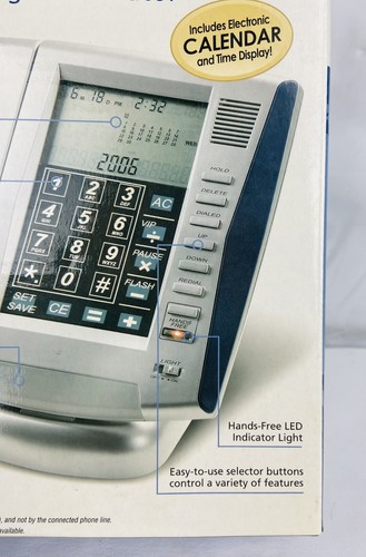 VTG NEW 2004 LCD Phone Touch Panel Display Speaker Telephone Caller ID Landline - Picture 8 of 9