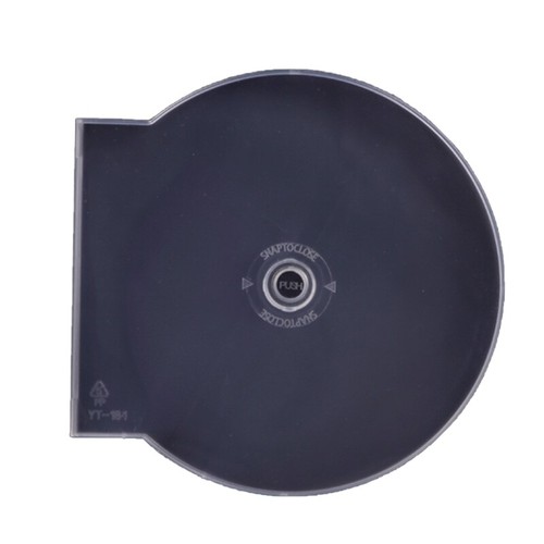 4.72" DVD for Case Clear Transparent Semicircle Round CDs Storage Bags 50 Pack - Afbeelding 4 van 8