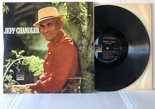 Jeff Chandler SINCERELY YOURS Original 1966 Sunset STEREO VG++/VG+