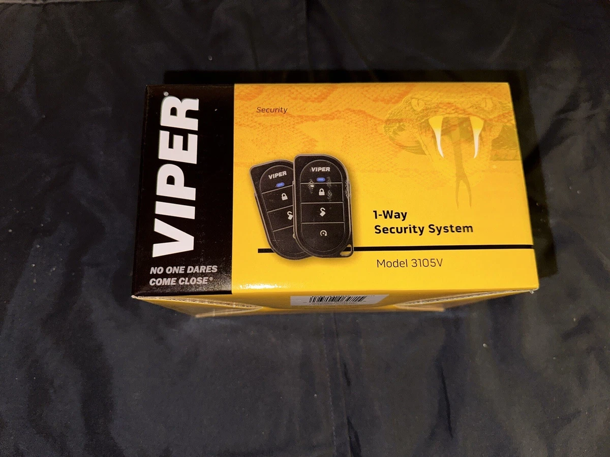 Viper 3105V Security System Keyless Entry Car Alarm With 2 Remotes