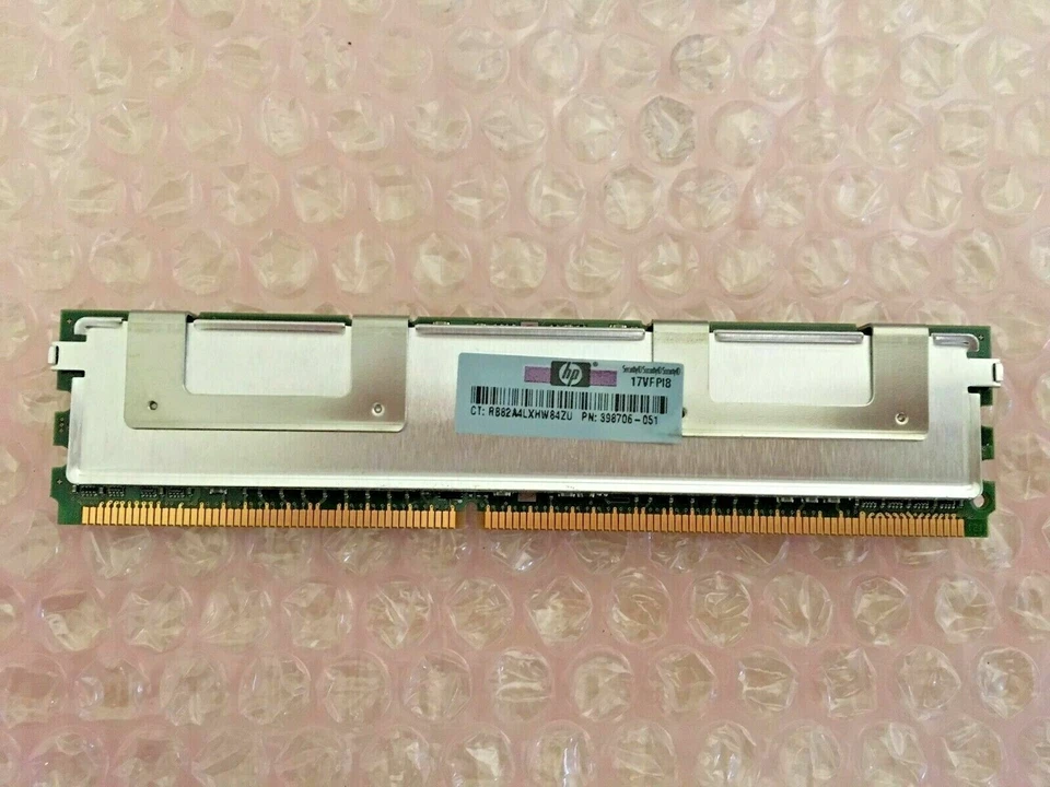 HP 4GB Kit 4x1GB 2Rx8 PC2-5300F DDR2-667MHz FB DIMM ECC Server Memory RAM - Image 2 of 4