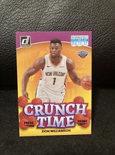 2022-23 PANINI DONRUSS ZION WILLIAMSON CRUNCH TIME PRESS PROOF PURPLE PELICANS