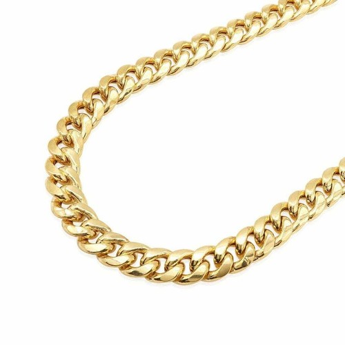 14K Yellow Gold Hollow Miami Cuban 