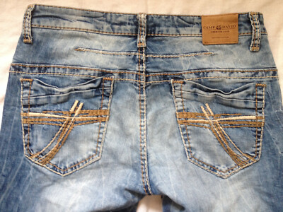 CAMP DAVID JEANS BLACK NEW CONNOR 