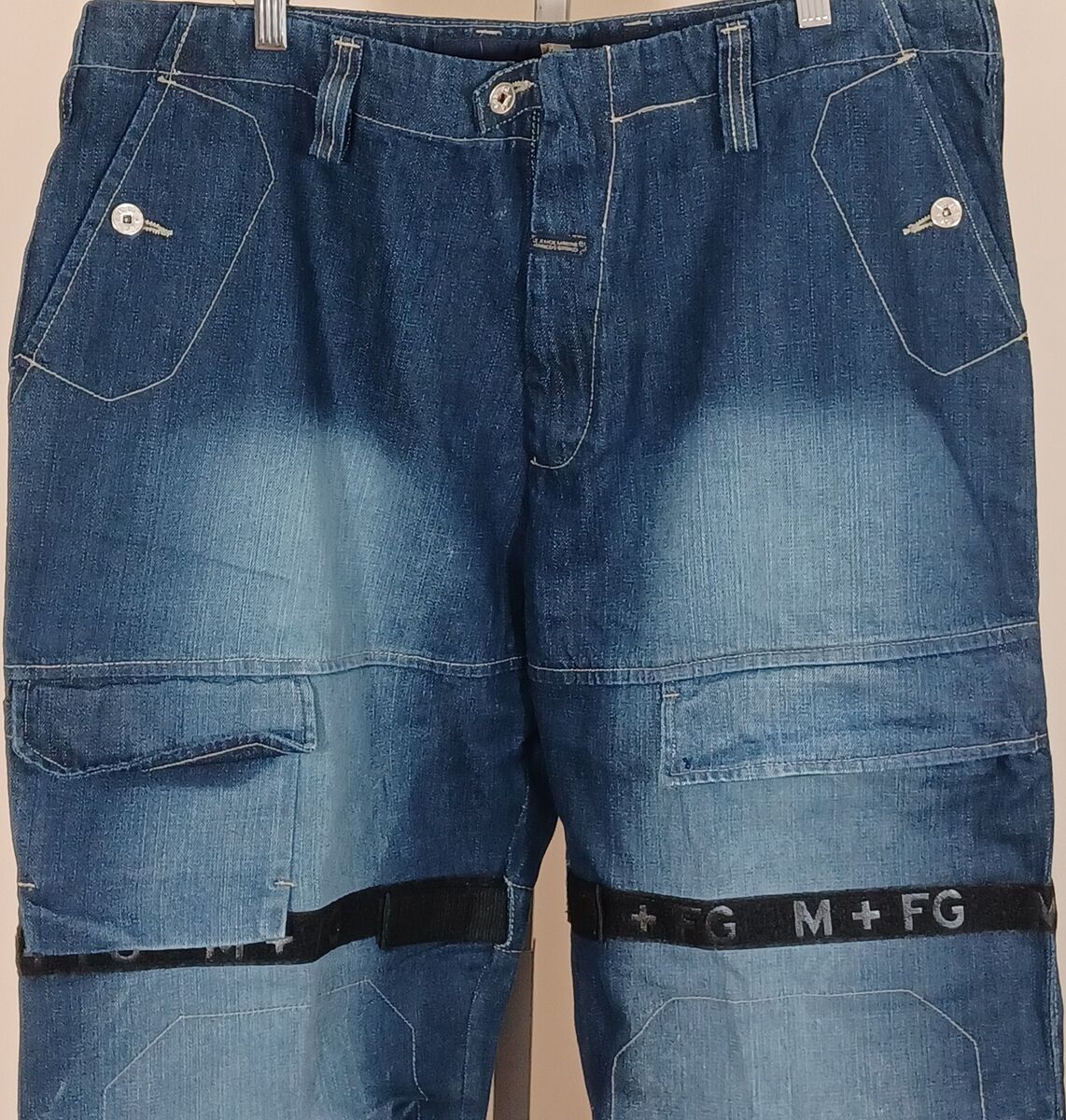 Vtg Marithe Francois Girbaud M+FG New Letter Shuttie Baggy Vtg Marithe Francois Girbaud M+FG New Letter Shuttie Baggy