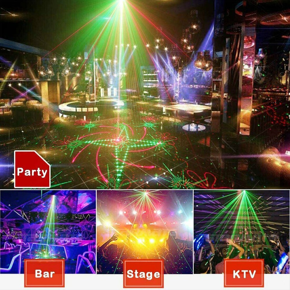 12 Pattern Card Exchange Christmas Halloween LED Projection Light DJ Club Party Stage Light