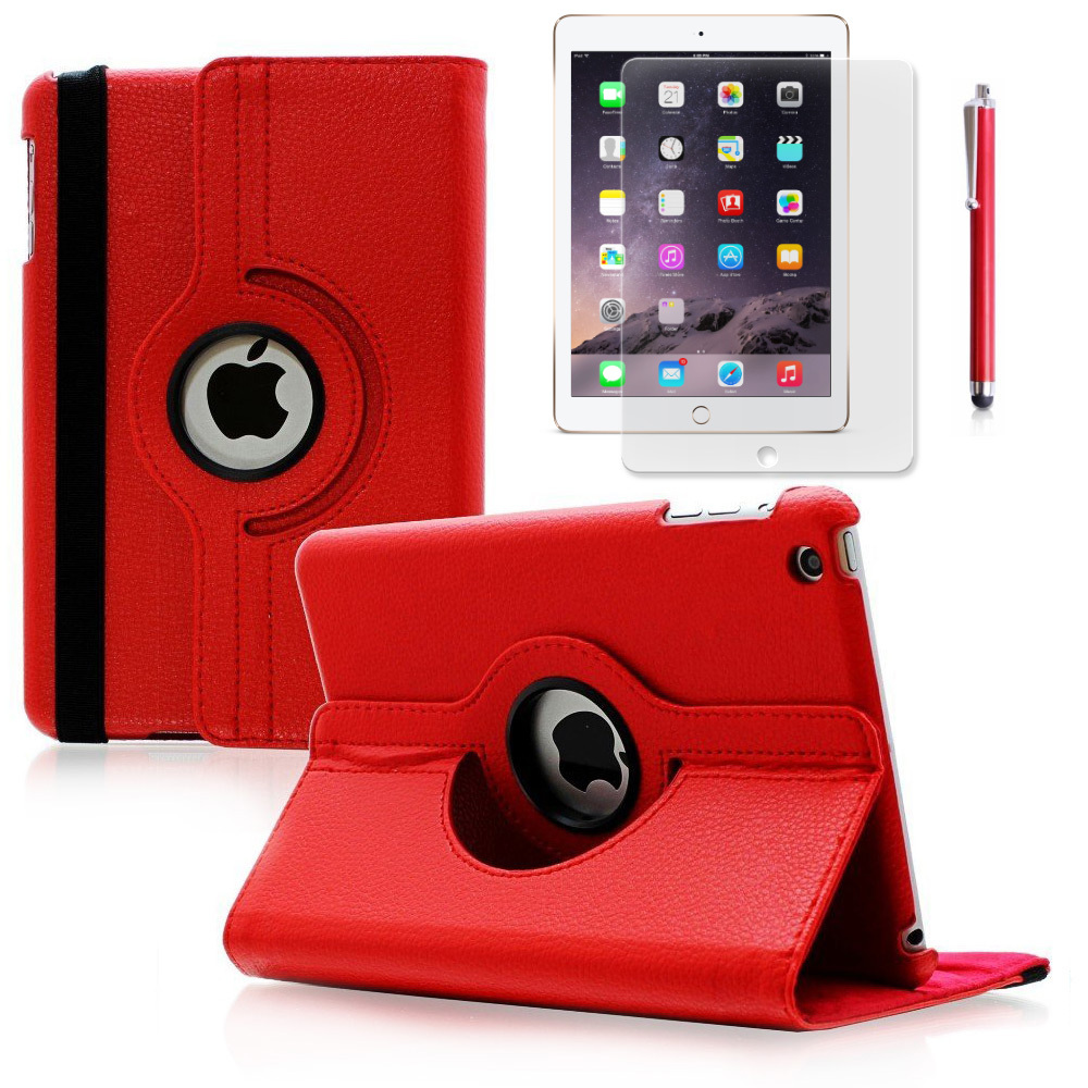 Custodia In Similpelle Apexel Per IPad Mini Con Supporto Da Tavolo E Funzione Sleep/Wake – Rosa - 2
