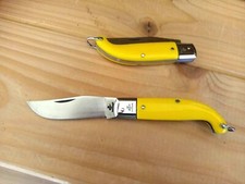 Coltello da collezione 0595/G506-22 Scarperia manico giallo 22 cm knife couteau
