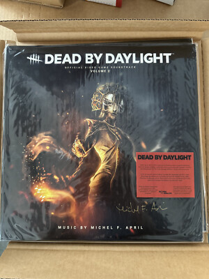 Dead By Daylight Volume 2 Soundtrack Clear BLOOD SPLATTER Signed Vinyl 077 /200