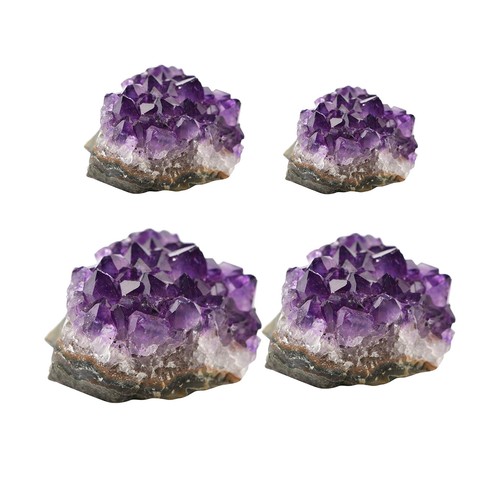 Natürlicher violetter Amethyst Quarz Geode Sammlung Cluster Probe