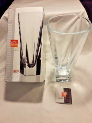 Rcr Table RCR Home & Table Fusion Lead Free Crystal Vase Made in Italy-12