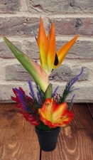 13" Small tropical table decoration