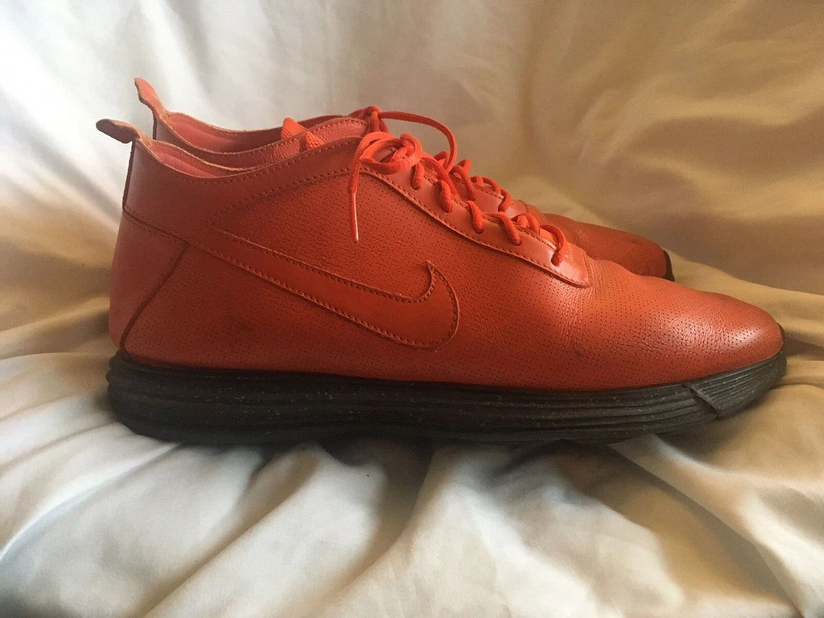 Verhogen rol ontploffen Authentic NIKE LUNAR REJUVEN8 Team Orange Anthracite Mid Leather 384518-800  13 M | eBay