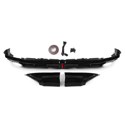 Rear Bumper Diffuser Lip Kit Black For Honda Civic 11th 2022-2025 23 YOFER - Picture 2 of 24