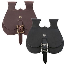 gro&szlig;e mittelalterliche Nierentasche in schwarz oder braun Wikingertasche Kost&uuml;m