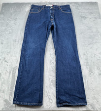 Levi  s 517 Boot Cut Jeans Men 38x32 Blue Denim Made in Mexico 100 Cotton