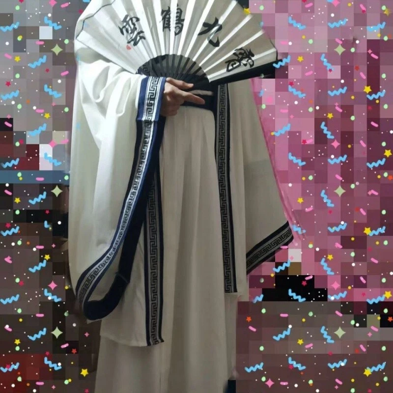 Disfraz Asiático Hanfu WeiJin Estilo Antiguo WuXia Juegos con disfraces Hombres Hadas Parejas Ropa Foto 4 de 4