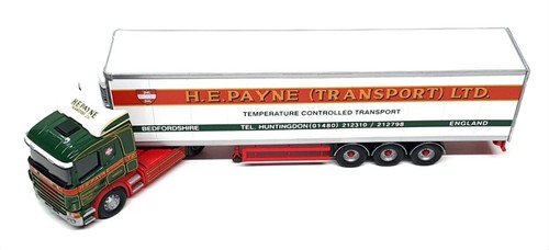 Corgi 1/50 Scale 76601 - Scania Refridgerated Box Trailer - H.E. Payne Trans - Picture 4 of 6